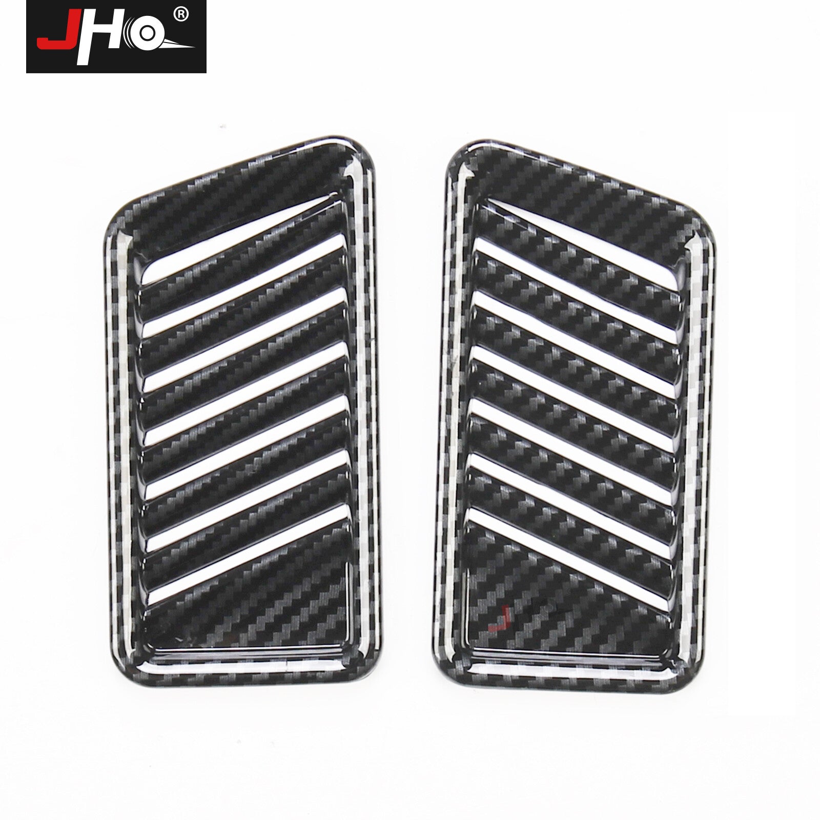 2pcs Carbon Fiber Inner Side Air Outlet Vent Cover for Ford F150 F-150 2021-2023
