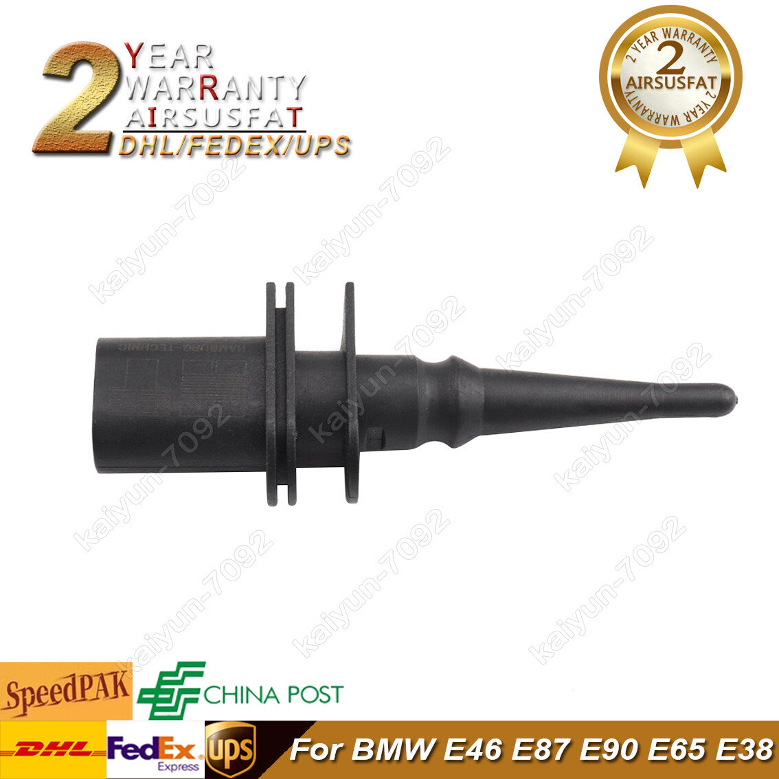 for BMW E46 E87 E90 E65 E38 Ambient Outside Air Temperature Sensor 65816905133