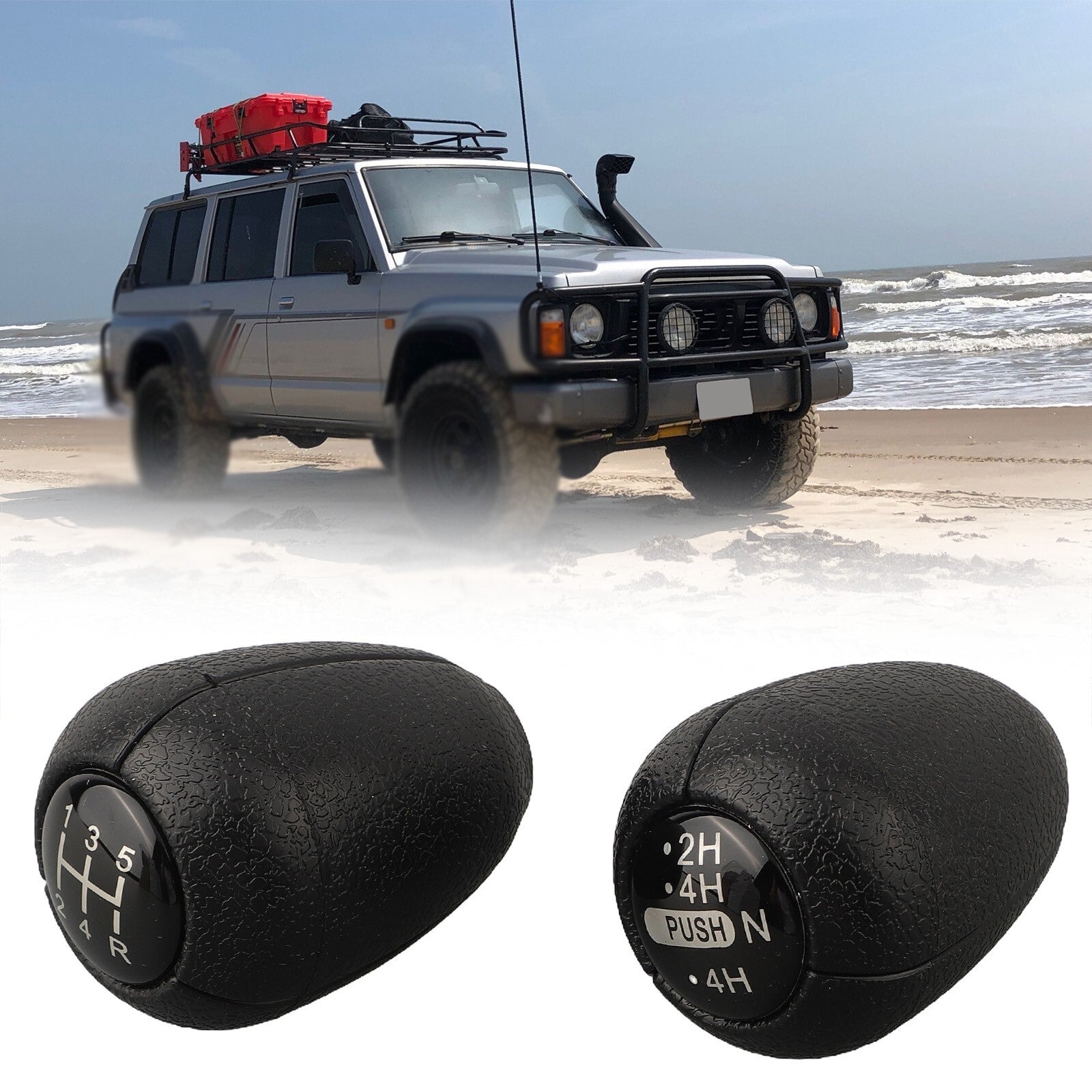 Easy Installation Manual Gear Shift Knob  Gaiter for Nissan For Patrol