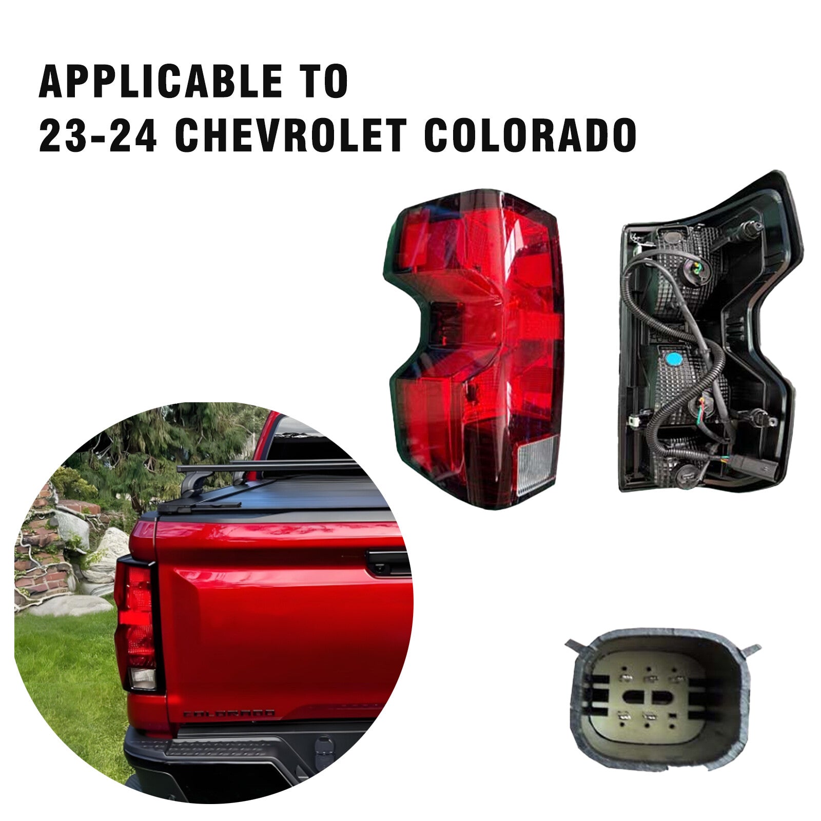 1-piece LED taillight for left side of driver 85651744, suitable for 2023-2024 Colorado 3004490
