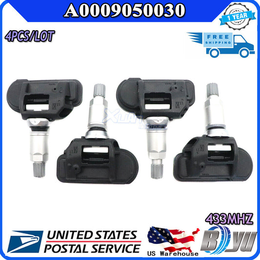 A0009050030 new tire pressure sensors for Mercedes-Benz W204, W205, C204 (4-piece TPMS)