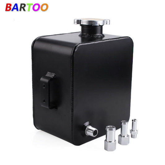 Universal Aluminum Radiator Coolant Overflow Bottle Recovery Water Tank 2.5L