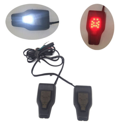 1 Set LED Light Rear Window Glass Hinge Trim for Jeep for Wrangler JL 2018-2021