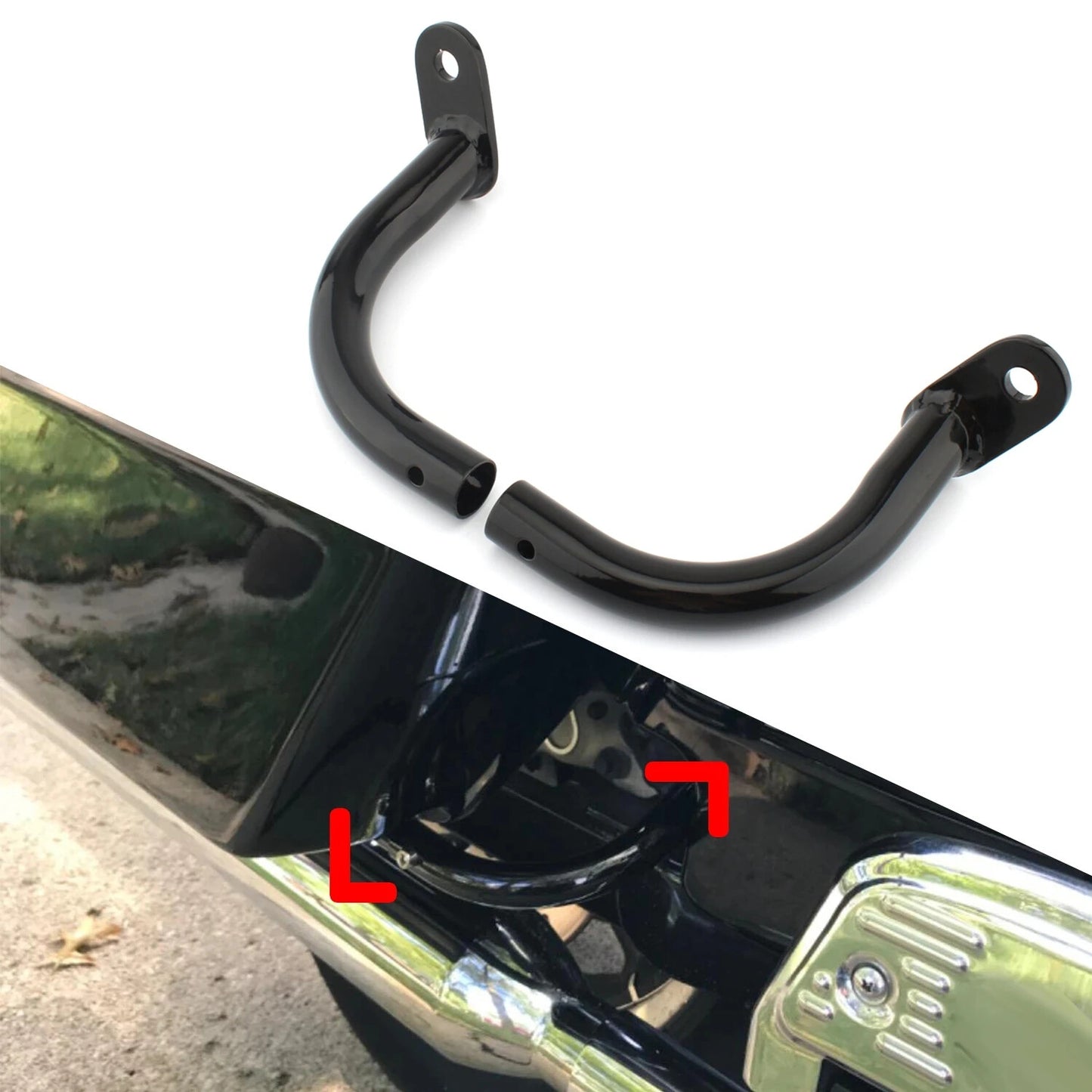 for Harley Touring Electra Glide FLHT (1997-2008) Saddlebag Guard Eliminator Bracket