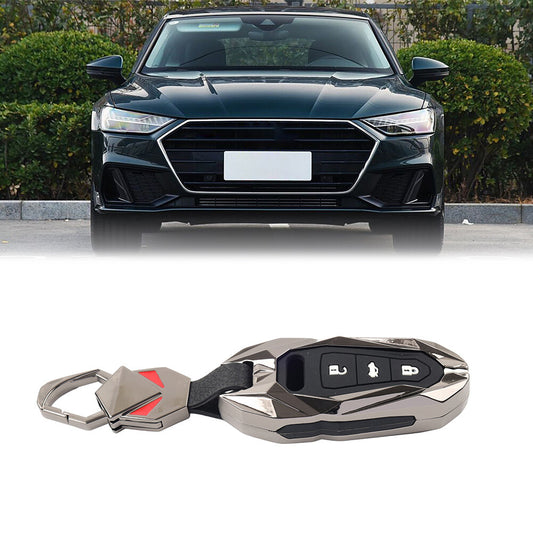 Key Fob Case Shell Cover Black for Audi A3 A6 A7 for A8 Q7 Q8 S6 S7 S8 e-tron