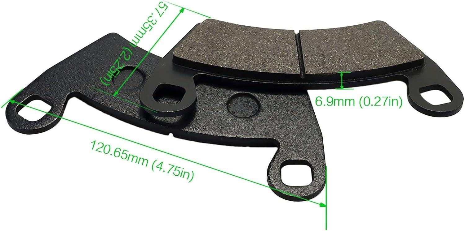 Brake Pads for Polaris General 4 1000 EPS 2017-2020, for Polaris Ranger 1000 Crew XP