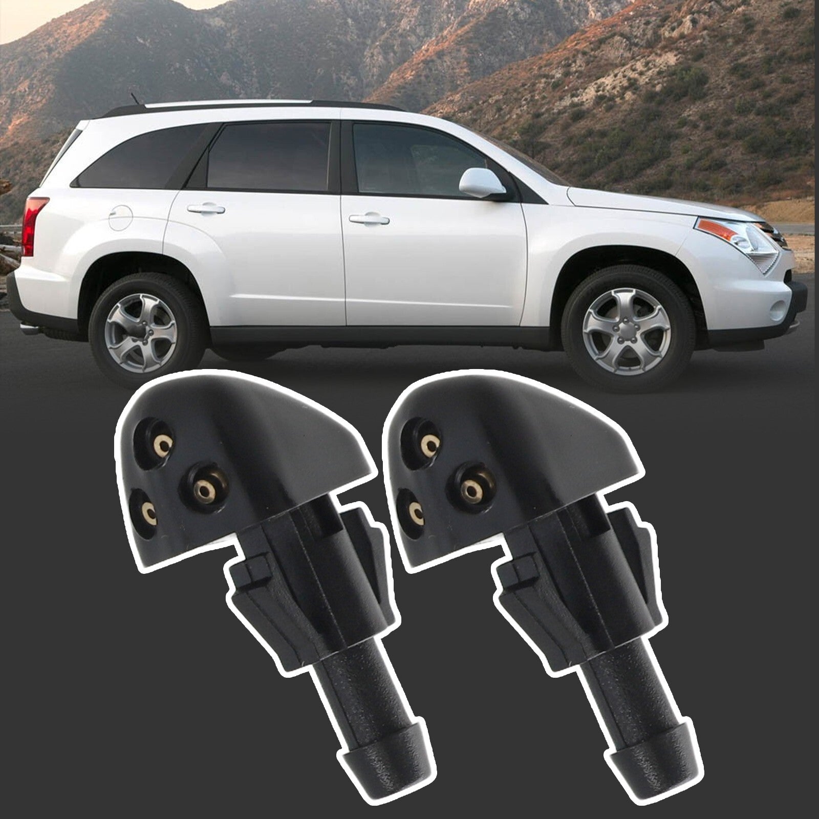 Water Spray Jet Nozzles 2Pcs/kit for Suzuki Grand Vitara XL-7 MK2 Aerio