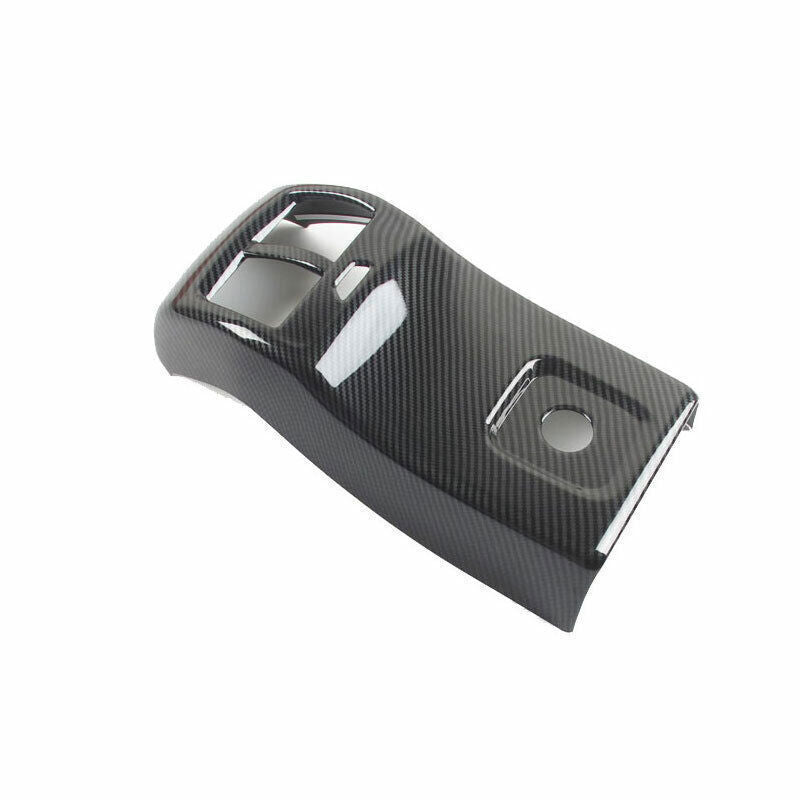 1PCS Carbon Fiber Rear Air Outlet Vent Panel Cover Trim for Ford Escape 2020-22