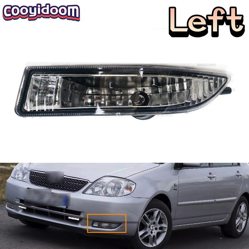 The left front bumper fog light is suitable for Toyota for Corolla Kombi Limo E12 2001-2004.