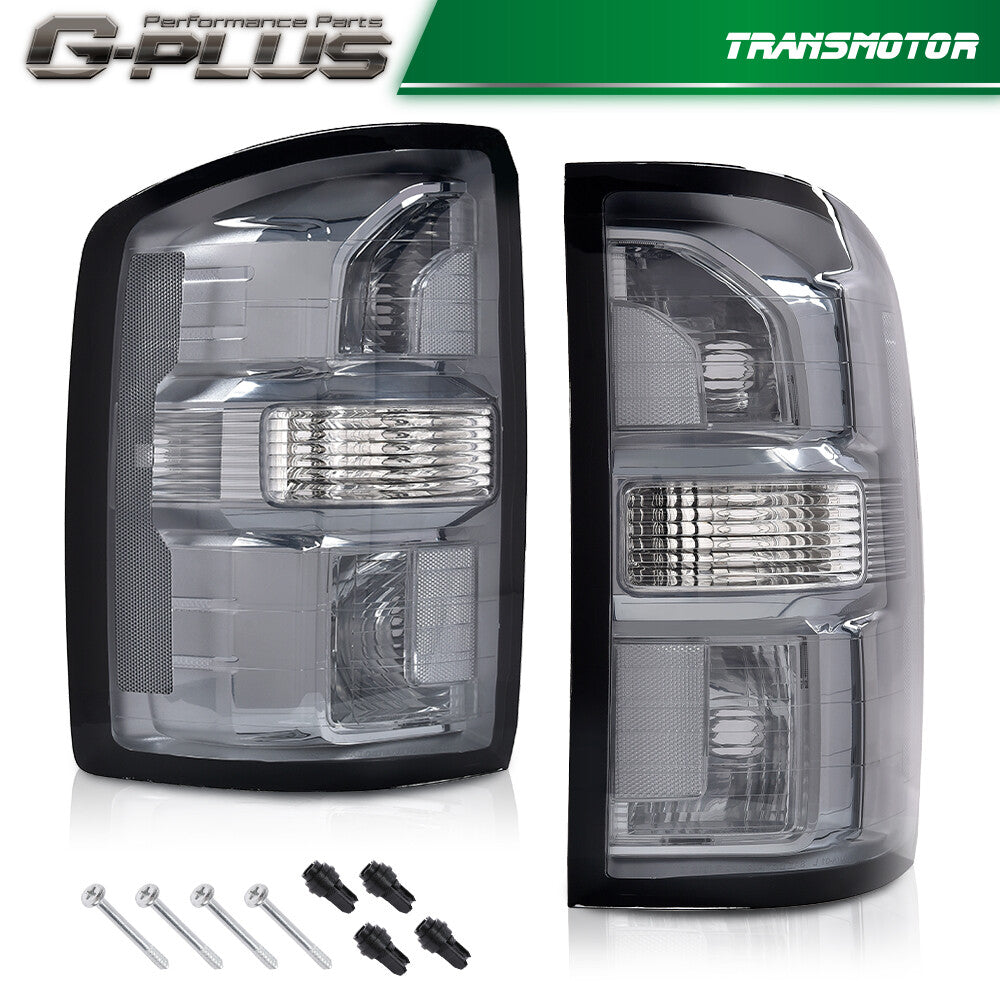 Smoke Fit for 2014-2018 for GMC for Sierra 1500 2500 3500 Taillights and Brake Lights