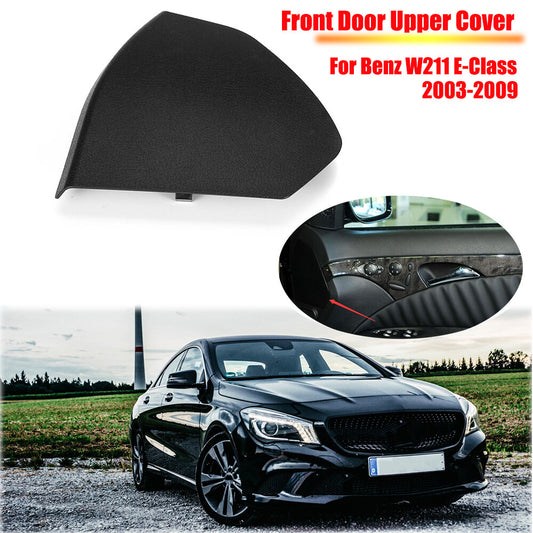 Black front passenger door hood for Mercedes W211 E-Class 2003-2009