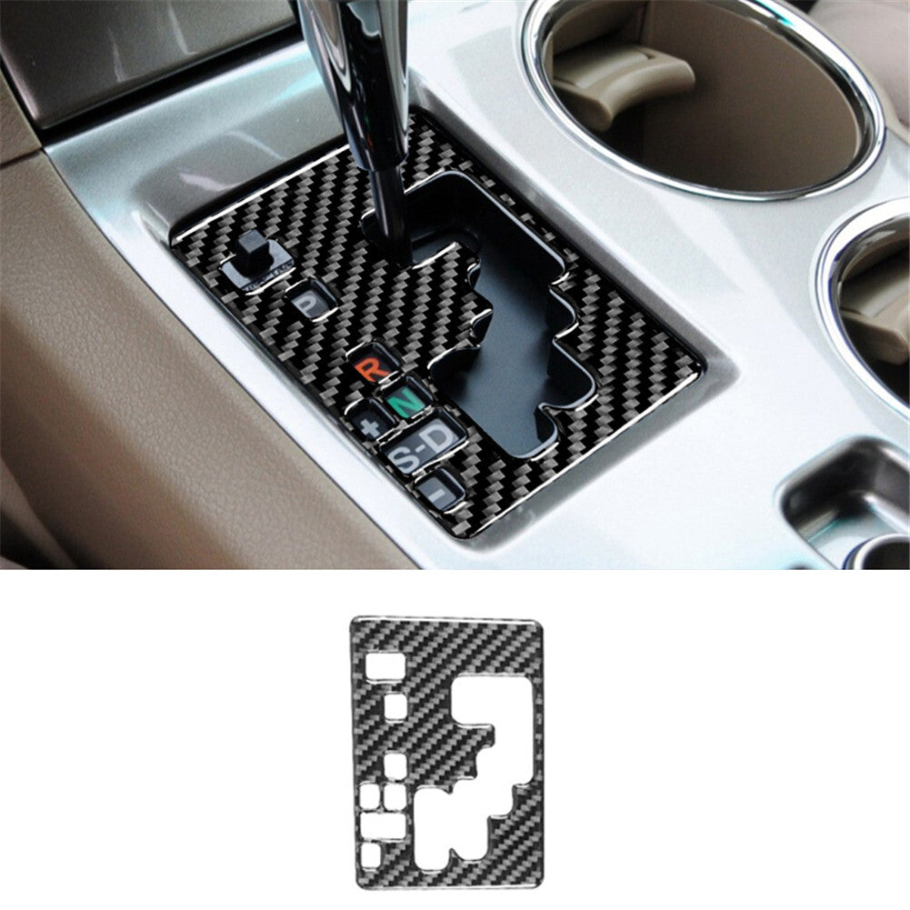 Gear Shift Frame Panel Trim Cover Carbon Fiber for Toyota Highlander 2008-2013