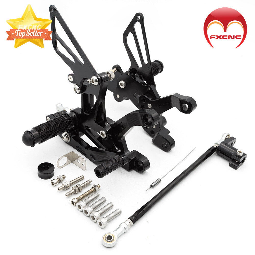 CNC adjustable rear brake caster gear and foot spikes suitable for Kawasaki Z900 2017-2020 2021