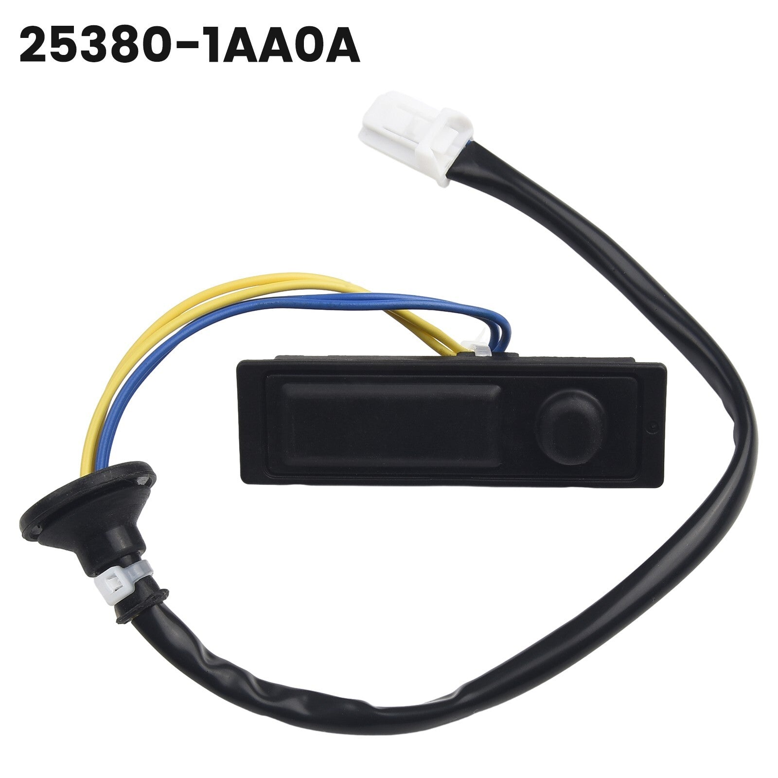 Tailgate Trunk Opener Release Switch Black Replacement 25380-1AA0A 1Pcs