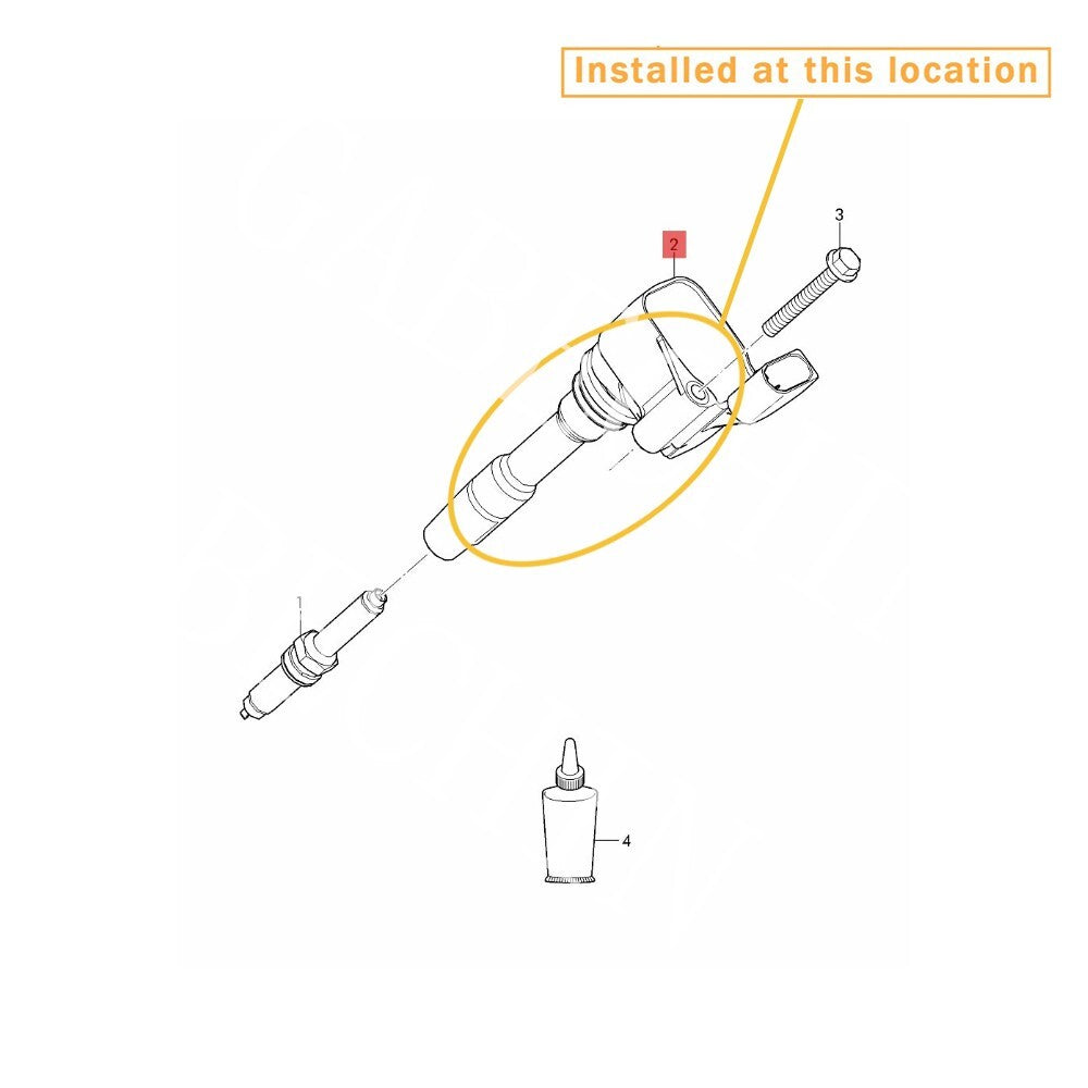 14V Ignition Coil for Bentley Equipment Manufacturer: 07P905110B