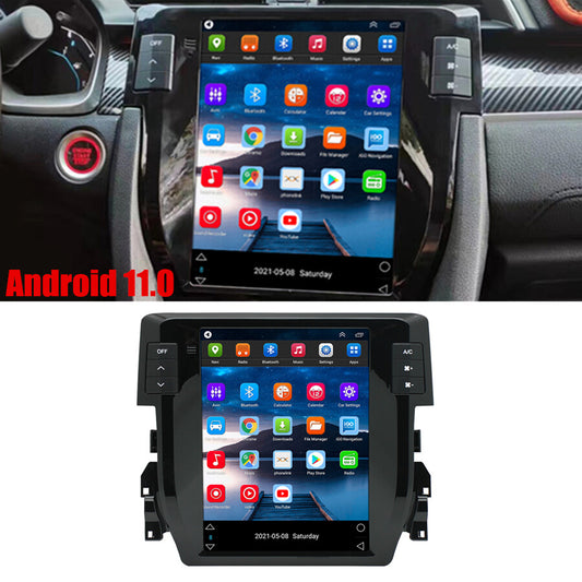 9.7 Android 11.0 Stereo Radio Head Unit GPS Navi Wifi For 2016-2020 for Honda for Civic