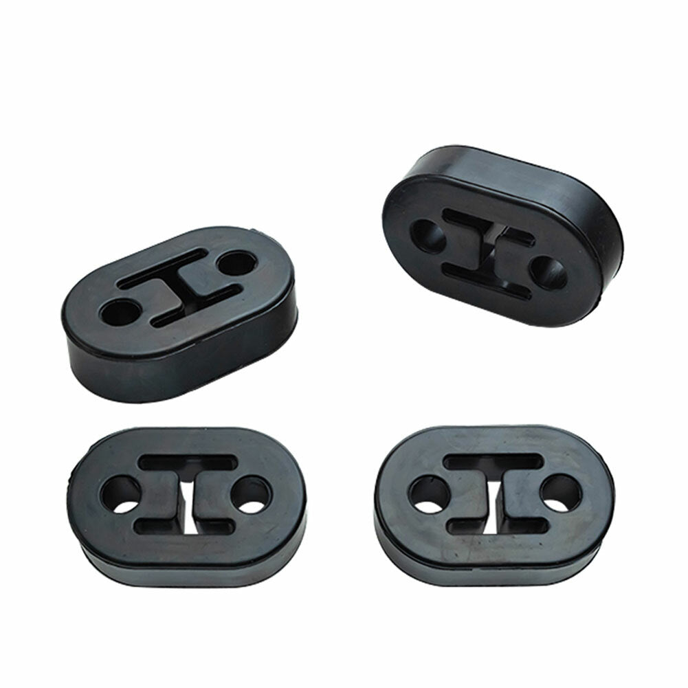 4Pcs Universal 2 Hole Car Exhaust Muffler Hangers Brackets Rubber Performance