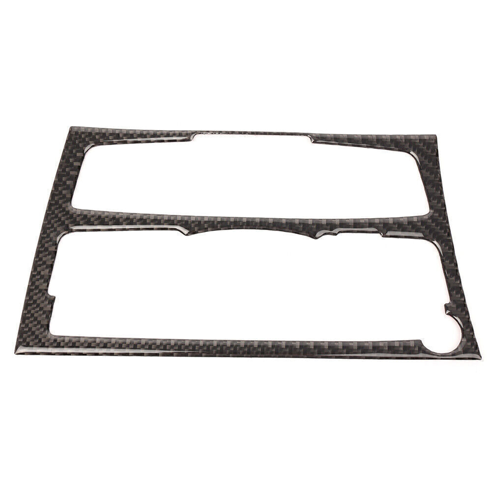Real Carbon Fiber Interior Dashboard Console CD Panel Cover Trim Fit for Audi for A4 B8