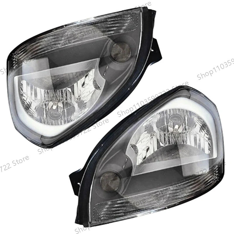 Pair Daytime Running Lights Headlights Assembly for Hyundai for Tucson 2005-2010