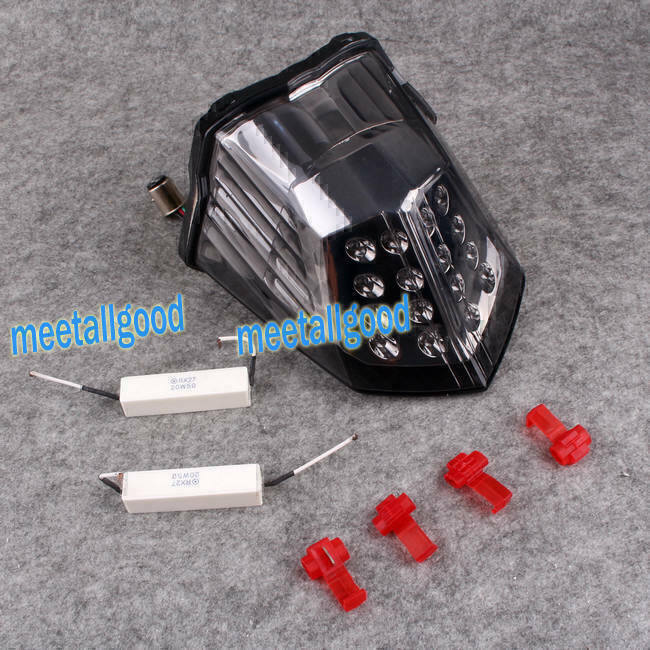 Integrated LED Smoke Tail light Turn Signal Fits for Yamaha XJ6 2009 2010 2011 2012
