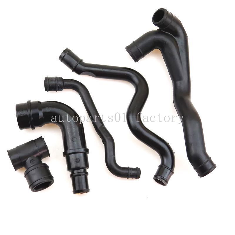 6 Pcs Breather Exhaust Vent Pipe Hose Kit For 1.8T for VW for AUDI for SEAT for SKODA