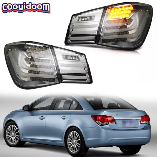 LHRH LED Tail Light DRL Rear Brake Lamp Smoked for Chevrolet for Cruze 2009-2015