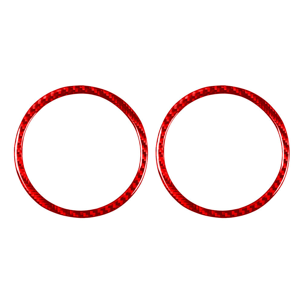 Demist Air Conditioner Vent Outlet Ring Trim for Audi TT 8N 2001-06 Carbon Red