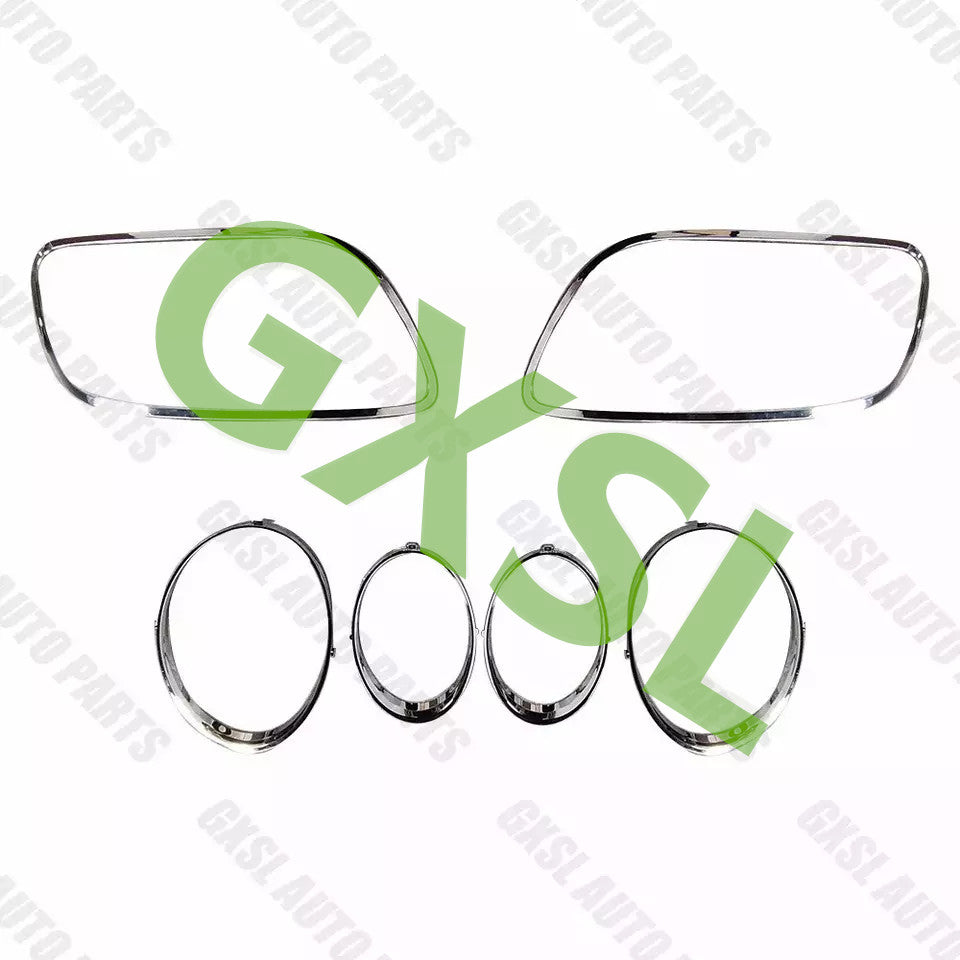 for Bentley GT GTC 2012-2017 Headlight Trims Chrome taillight ring kit