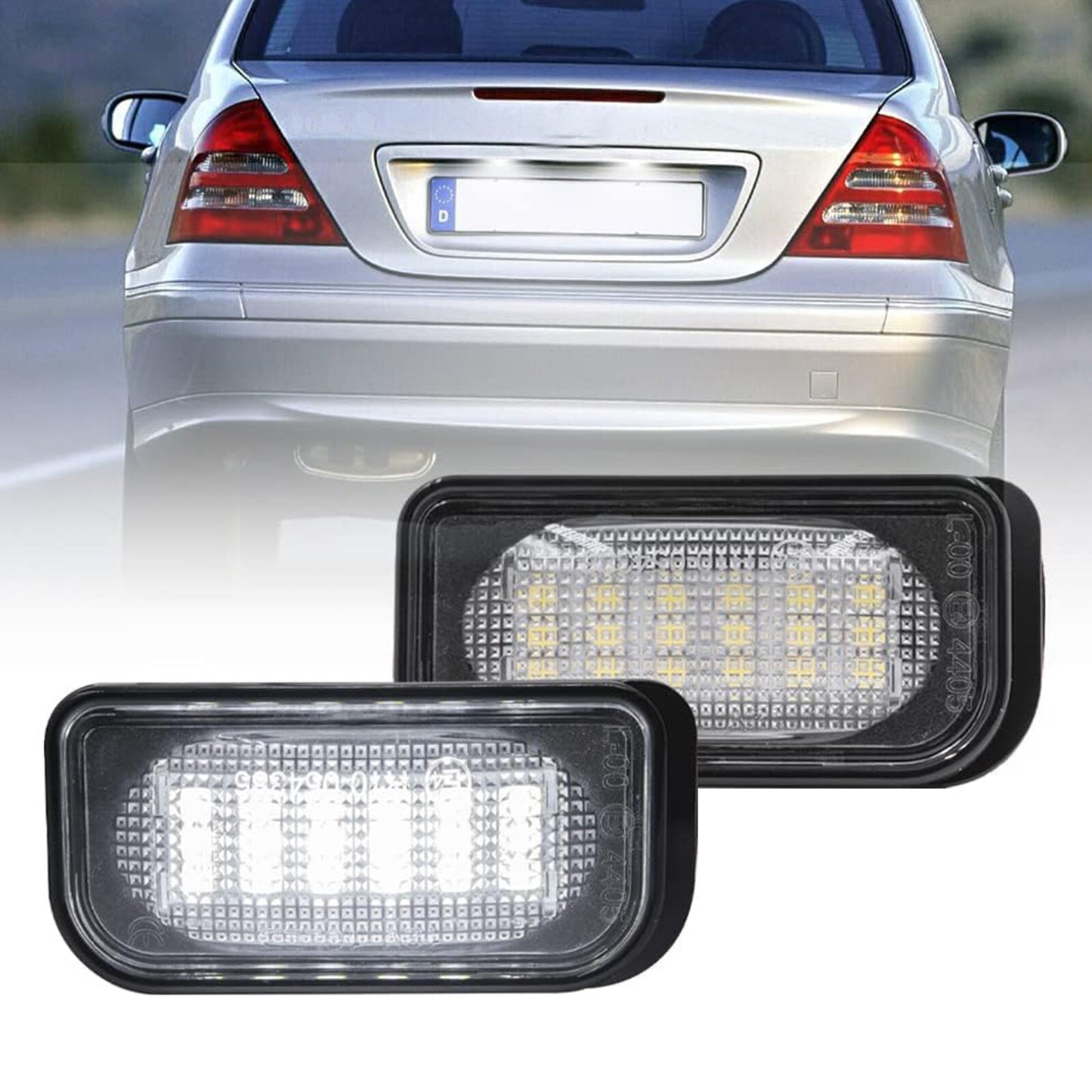 LED for Mercedes Benz C-class W203 W209 /A209 SL CLK License Number Plate Light