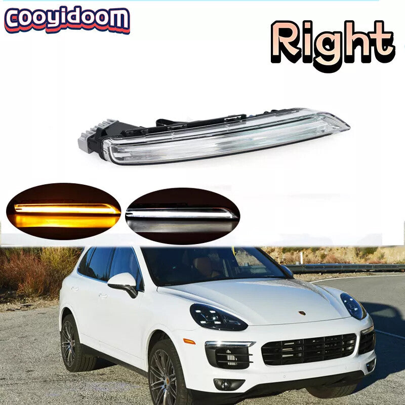 Right Diurnal light Driving Fog Lamp Car Ligh for Porsche for Cayenne 2015-2017