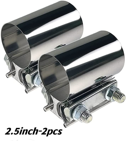 2.5-inch exhaust clip connector for muffler sleeve connectors