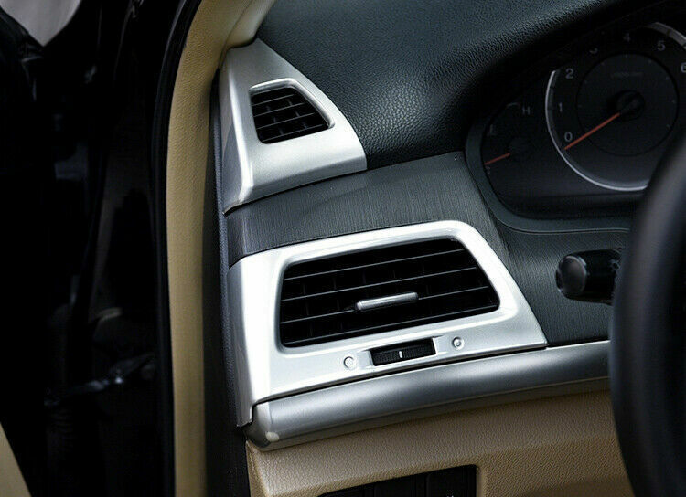Middle Console Air Outlet Vent Trim for Honda Accord Crosstour 2008-2013 Silver