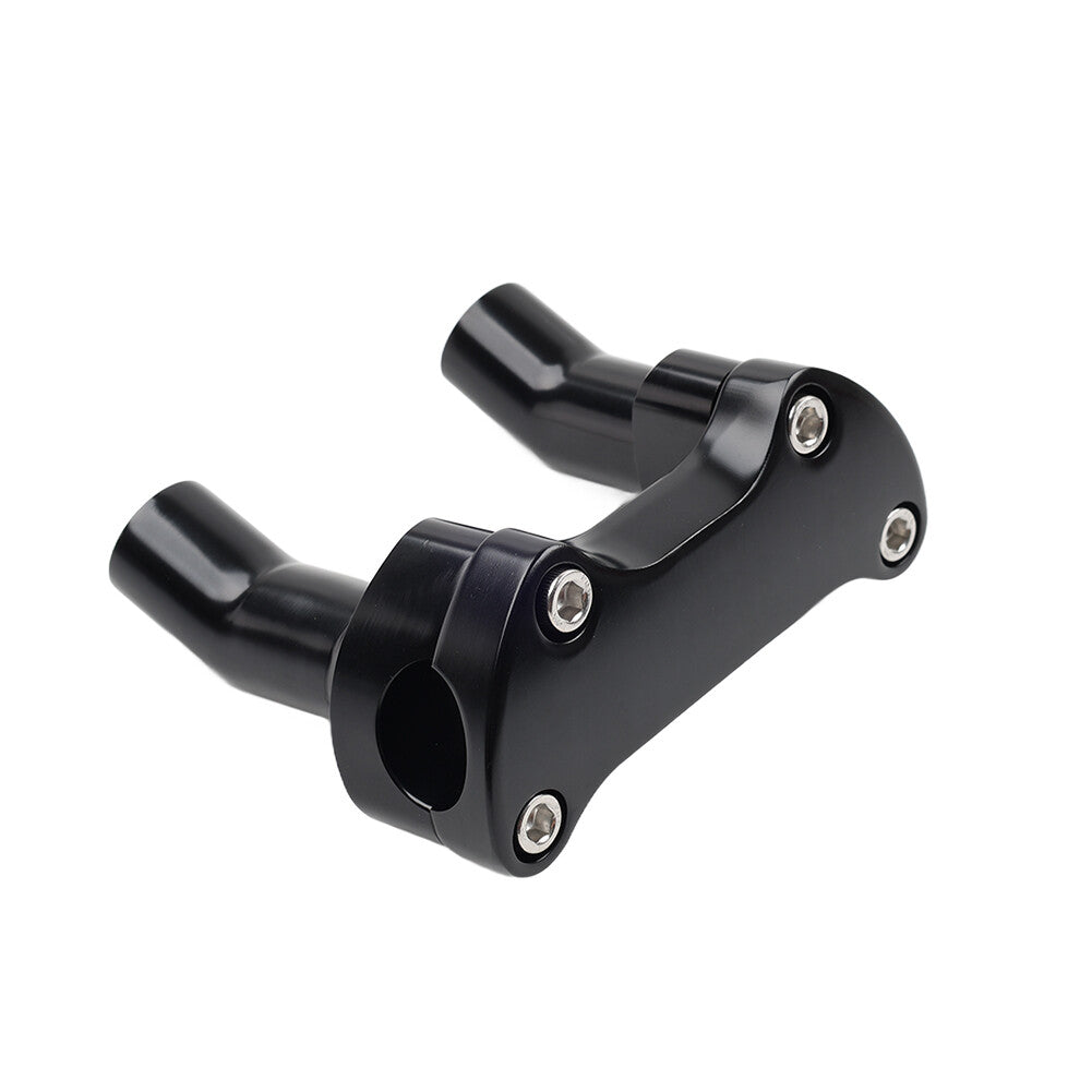 Top Cover 3.5 Handlebar Risers Clamp Black for Harley Dyna Softail Sportster