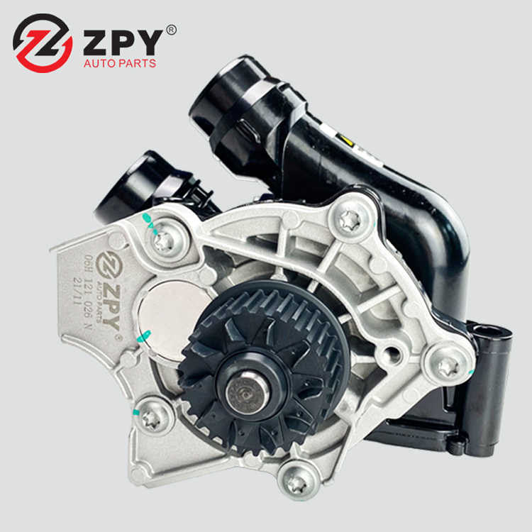 ZPY for VW for Jetta for Passat for AUDI Q5 TT CC 2.0T Water Pump with Thermostat Assembly
