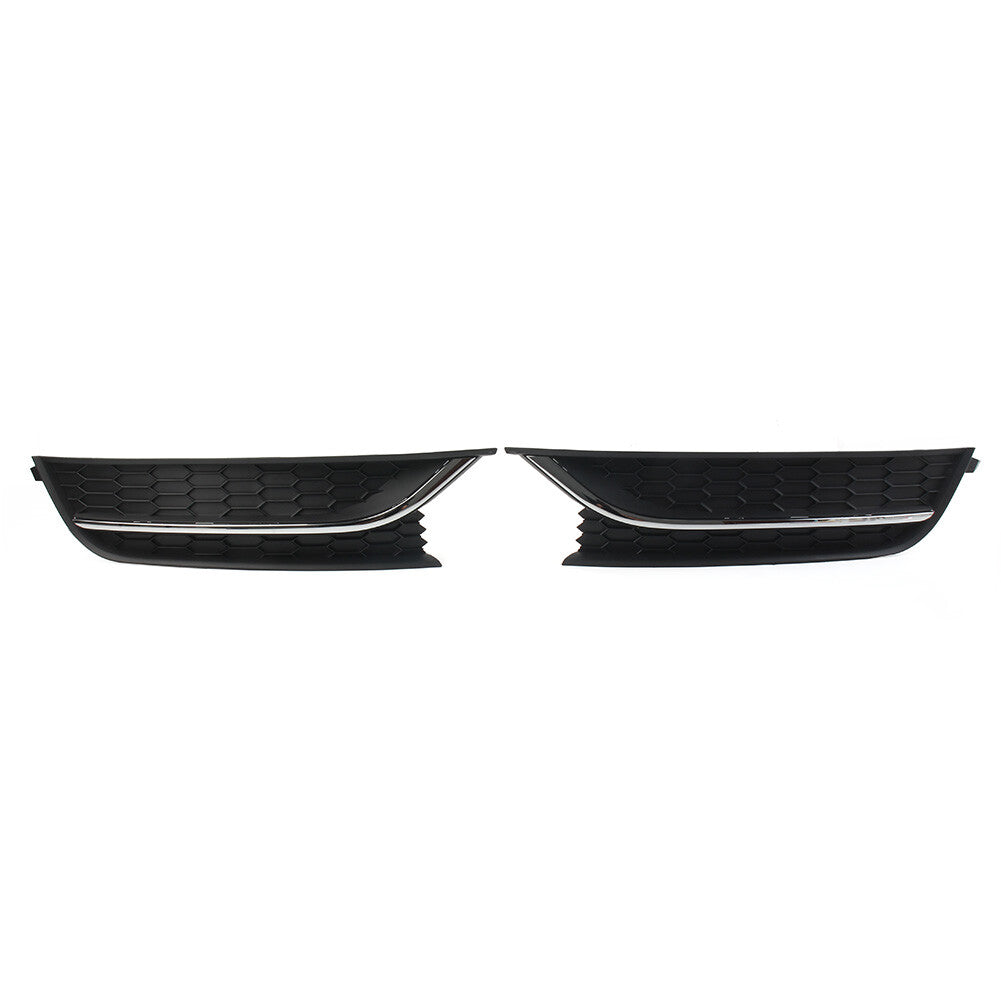 Front Bumper Fog Light Grilles Cover for VW for Passat 2012-15 561853665E 561853666C