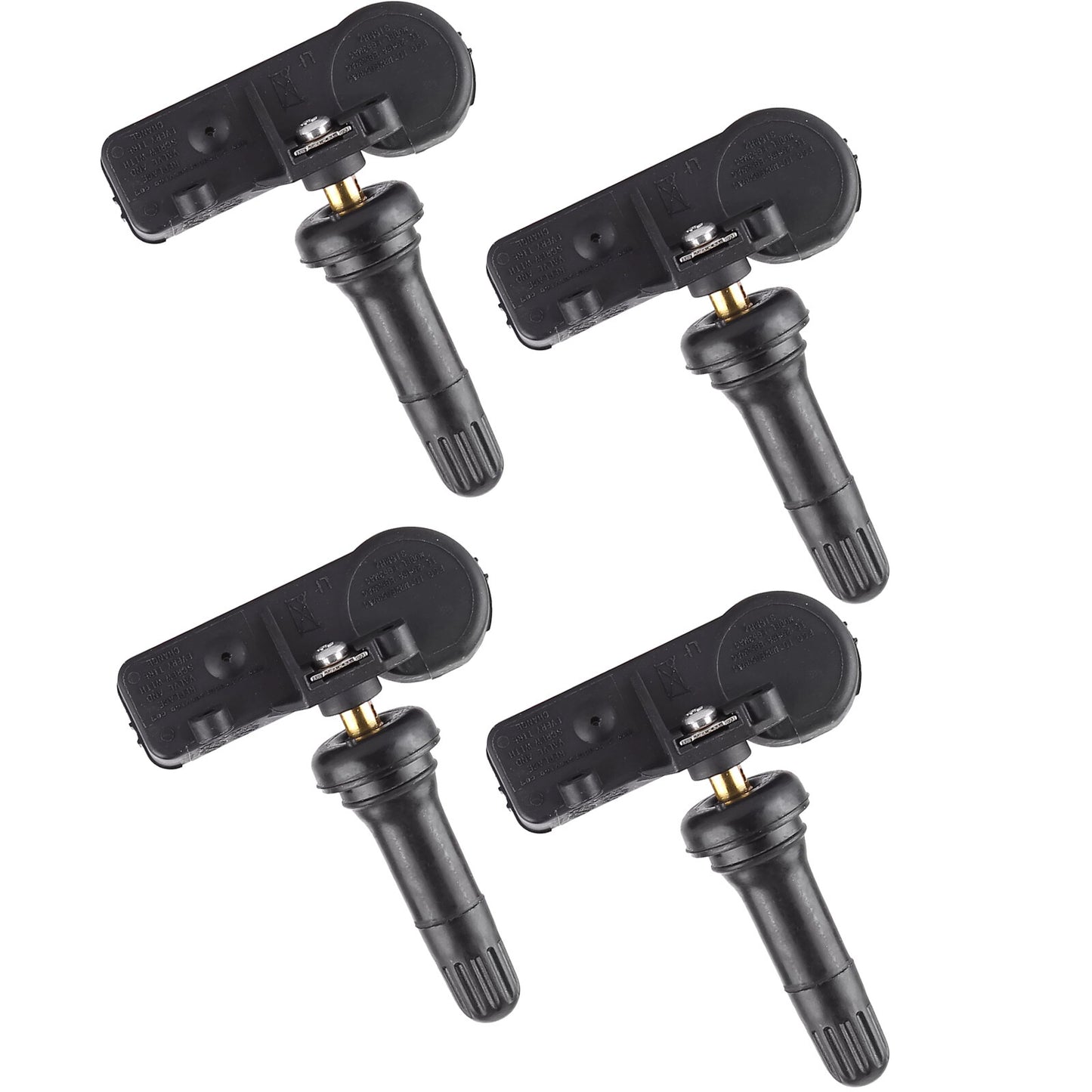 4-pack of Tire Pressure Monitoring Sensors (TPMS) for 2021-2023 for Ford F-150 vehicles.