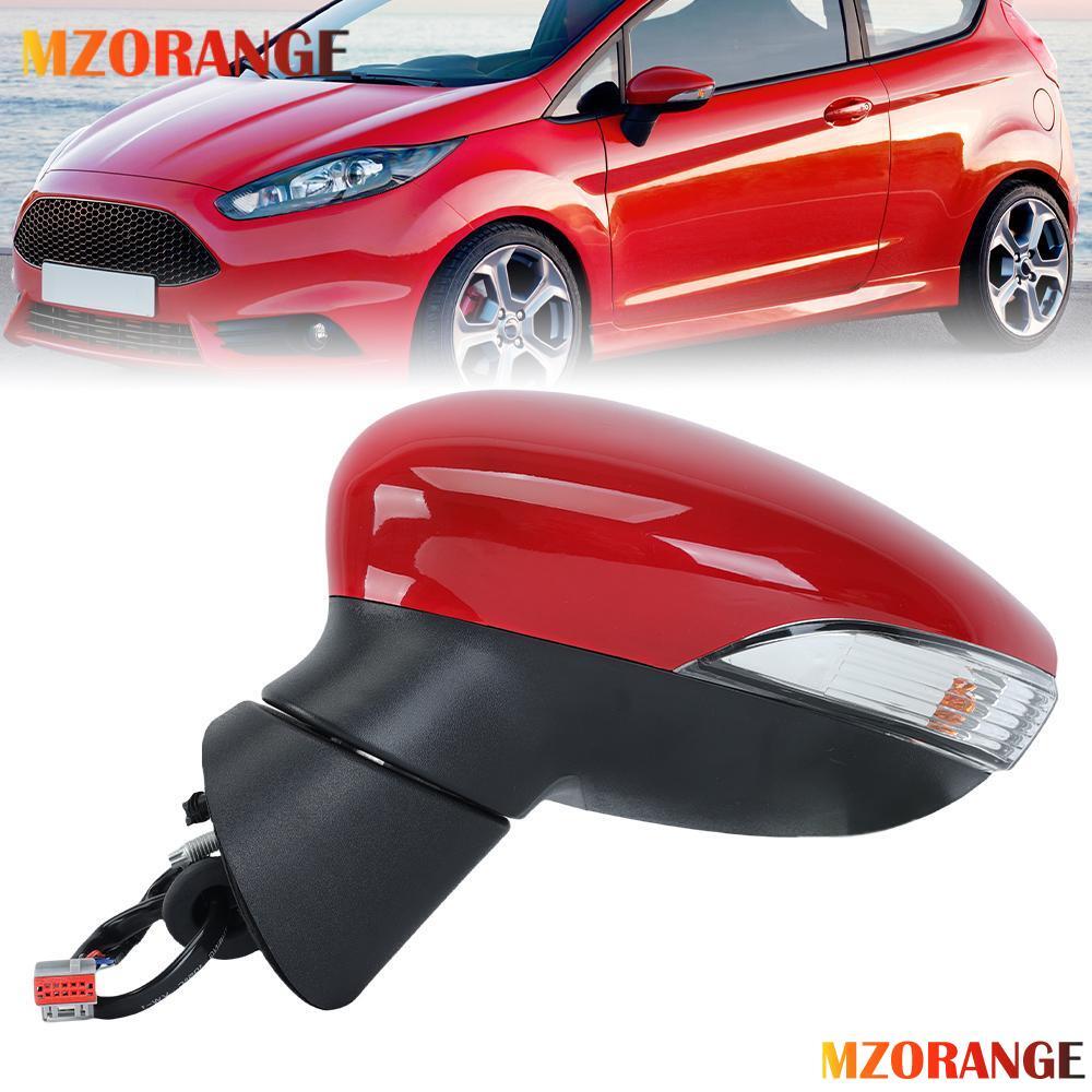 F¨¹r for Ford Fiesta MK7 13-17 Links Rot Au?enspiegel Manuell Beheizbar Spiegelglas
