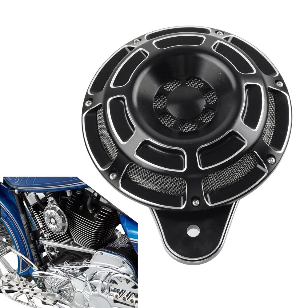 Horn Speaker Cover Chrome for Harley Big Twin 1991-2023( (for Evo/for Twin Cam