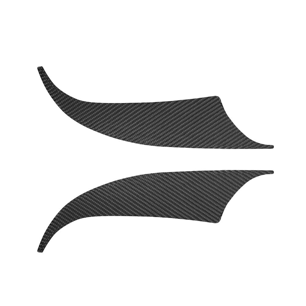 2Pcs Carbon Fiber Front Door Door Panel Cover Trim for KIA Cadenza 2014-2016