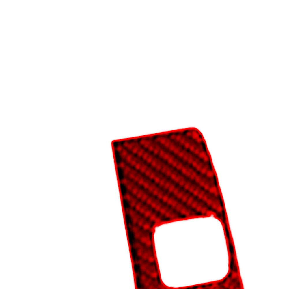 Red Carbon Fiber Driver Door Front Switch Cover For Colorado 04-12/ for Canyon 05-12