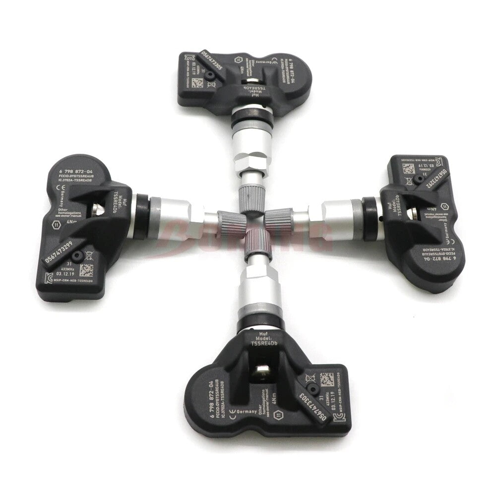 NEW 4PCS Tire Pressure Monitoring Sensor TPMS for BMW F30 328i 335i 36106798872