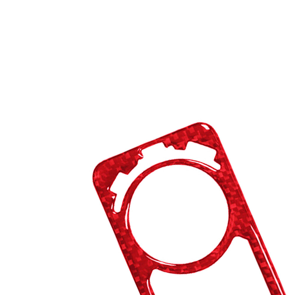Red Carbon Fiber Knob Button Frame Cover Trim for Lexus RC300 350 200T 2015-2020