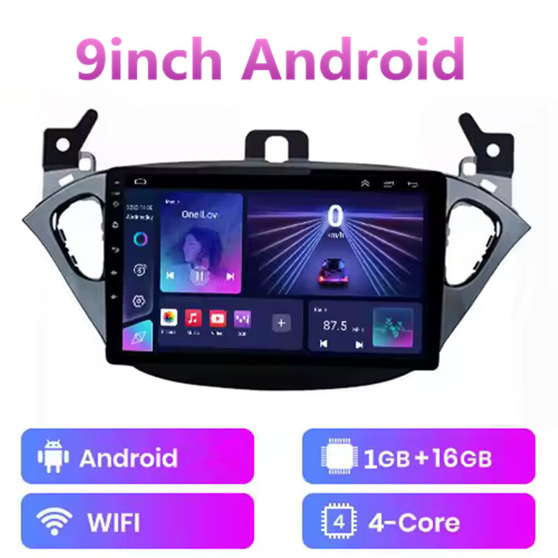 Car 2din 9in Android Radio Multimedia Player GPS NAVI for Opel Adam 2013 - 2016
