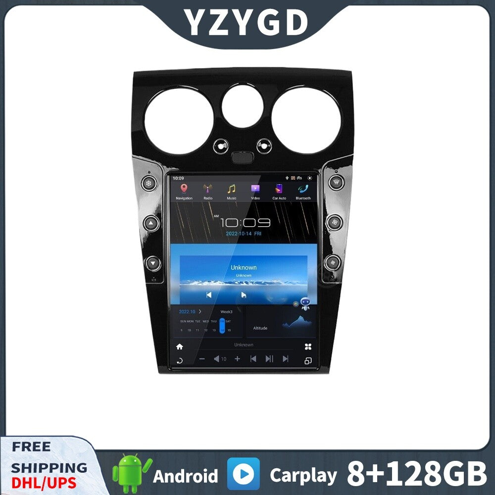 for Bentley for Continental GT 2004-2011 CarPlay 2Din Car Radio Receiver 128G Screen