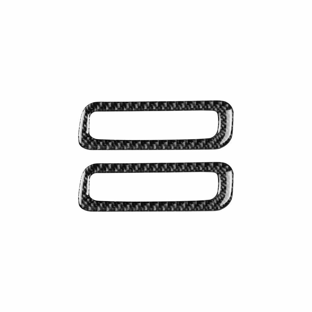 Carbon fiber interior support vent socket cover trim for Mazda CX-5 2014-18