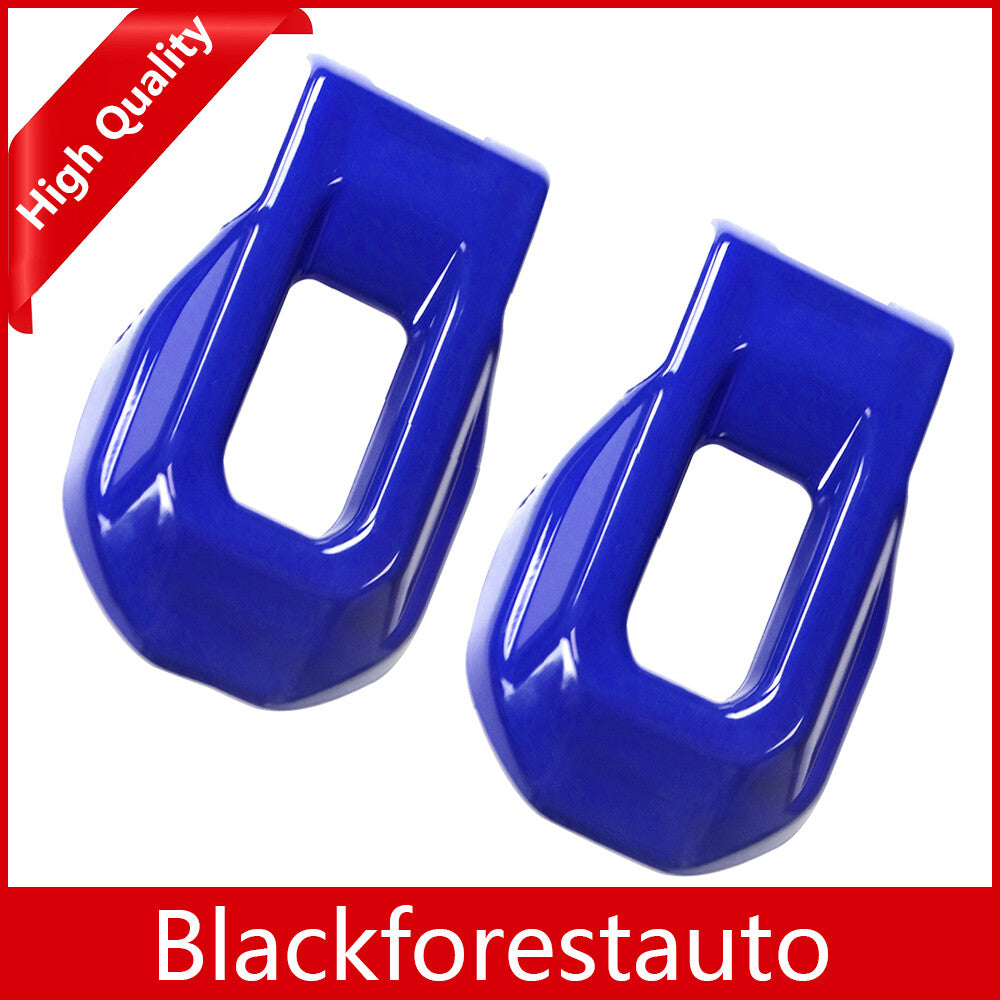 2X For 2018-2021 for Jeep for Wrangler JL JLU JT Hood Lock Latch Buckle Cover Trim Blue