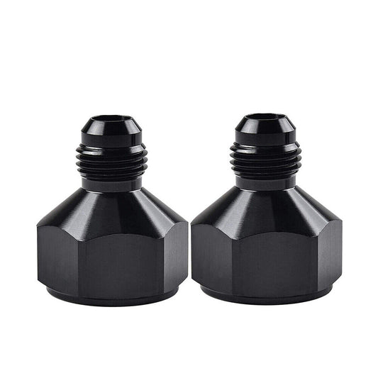 2Pcs 8AN Female to 6AN Male Flare Reducer Fitting Fuel Cell Bulkhead Adapter