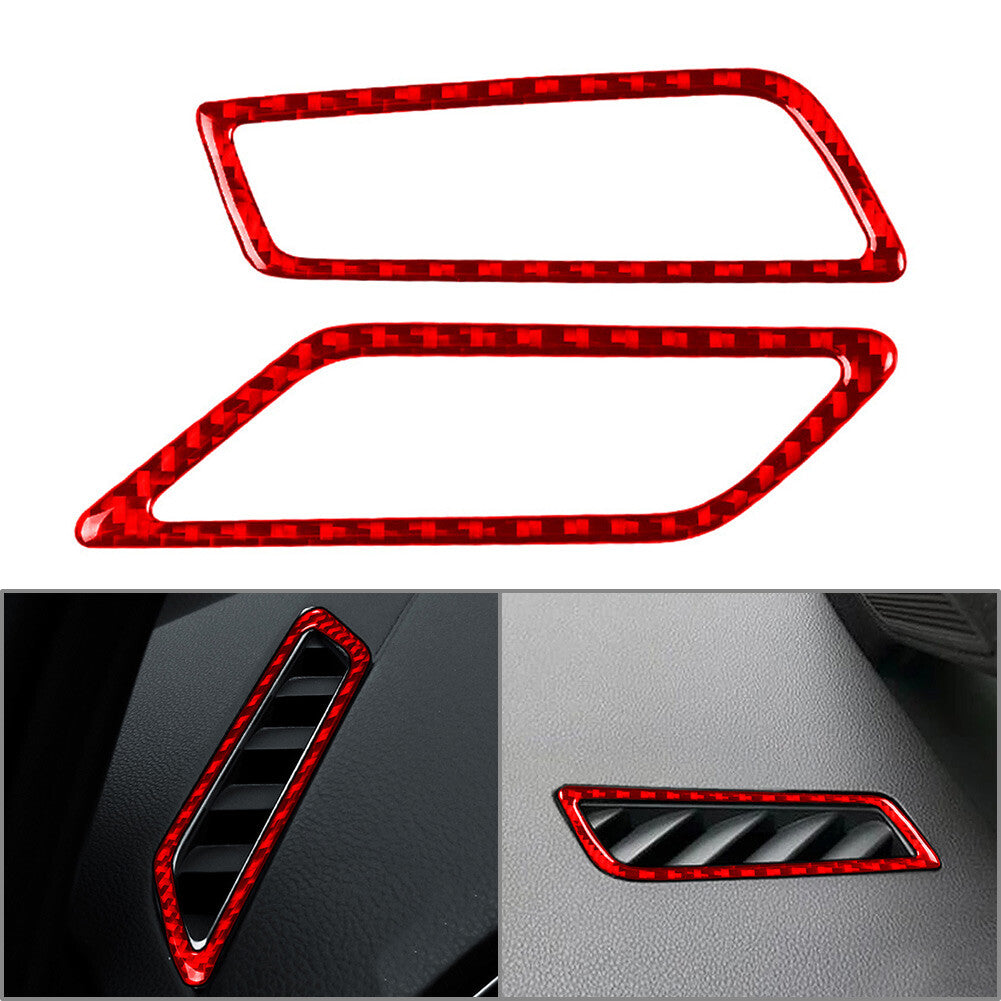 Dashboard Air Vent Outlet Cover Trim Red Fit for Volkswagen for Golf 8 MK8 2021-2023 LHD