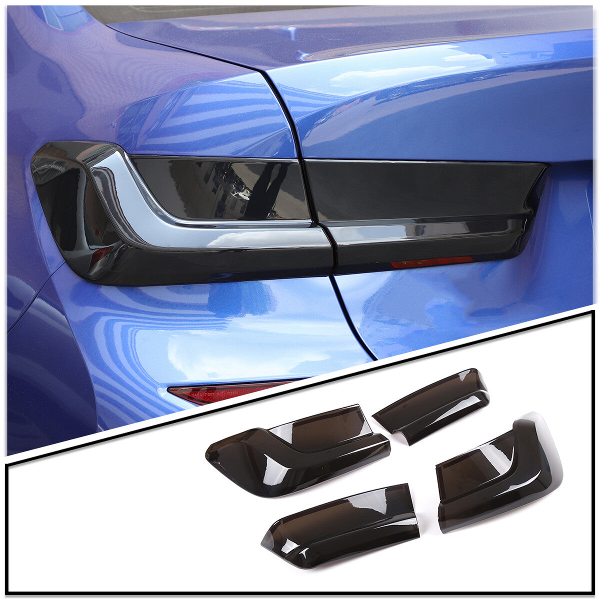 Carbon fiber interior window lift switch button cover decoration for Toyota Tacoma 2011-15
