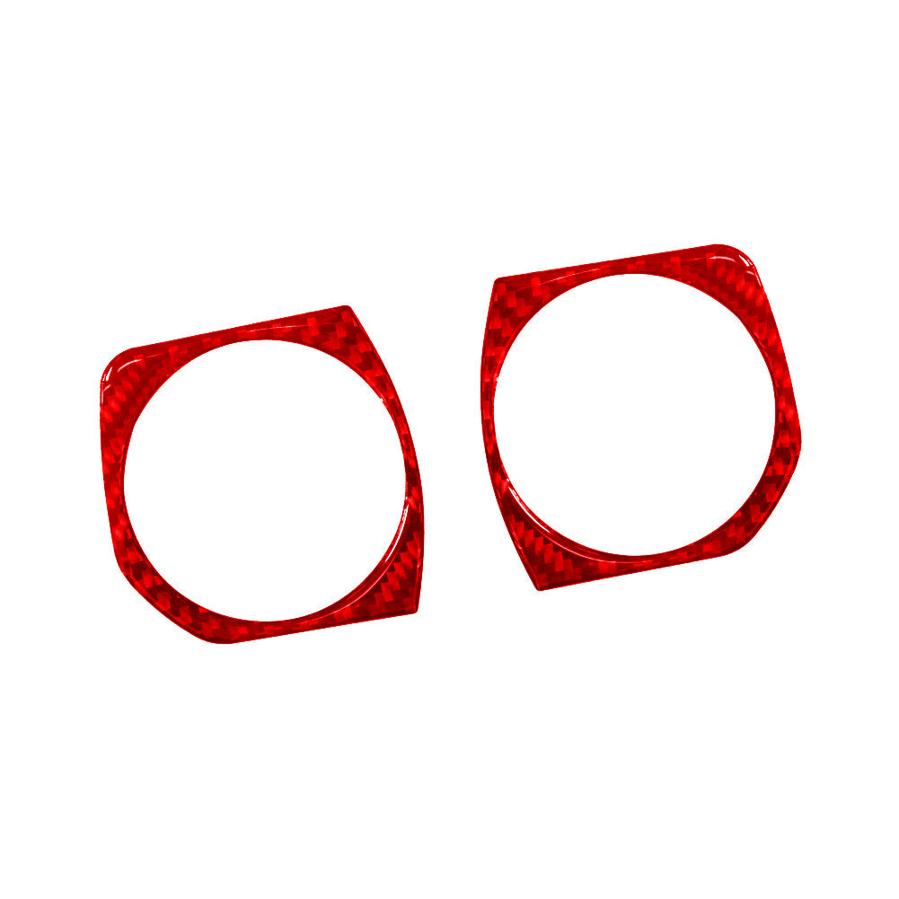 Red Carbon Fiber Rear Vent Frame Cover for Jeep for Wrangler JL 2018+ Gladiator 20+